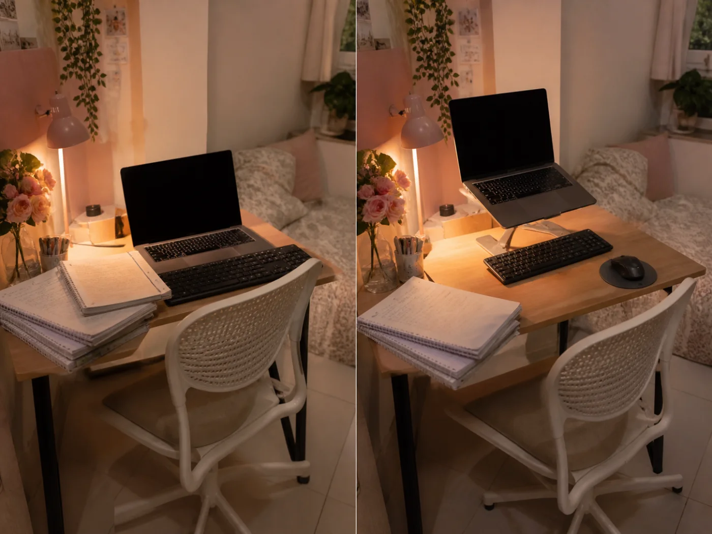 Compact Indian student study desk